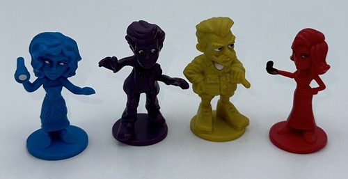 Clue boardgame figures - clue, jr.