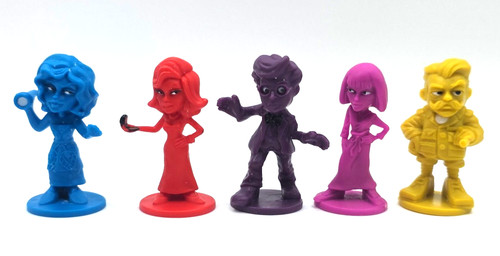 Clue boardgame figures - clue,