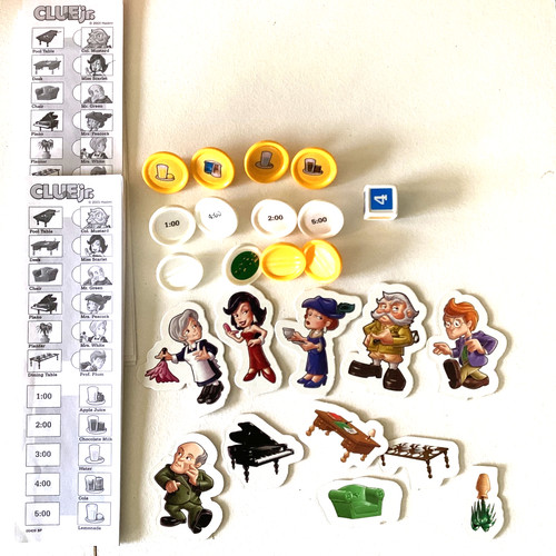 2005 clue board - game, parts
