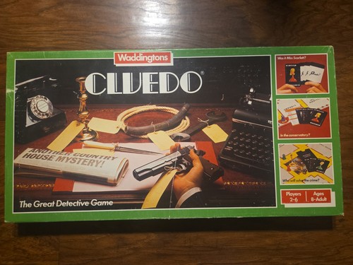 Vintage waddingtons cluedo - vintage,