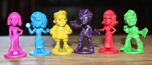 Clue boardgame figures - clue,